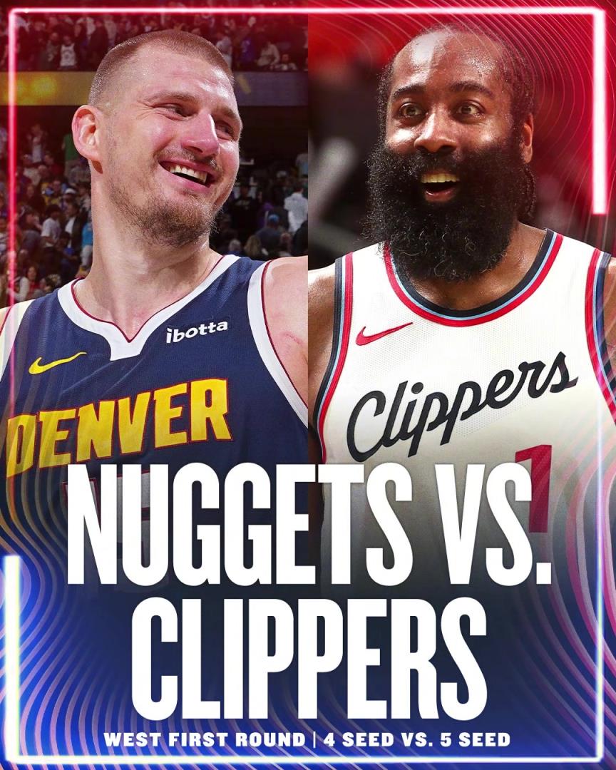 帶隊(duì)的神！哈登率快船鎖定西部第5，生涯從未缺席過(guò)季后賽！